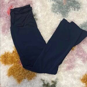 Navy Mandala Bootcut Maternity Scrubs